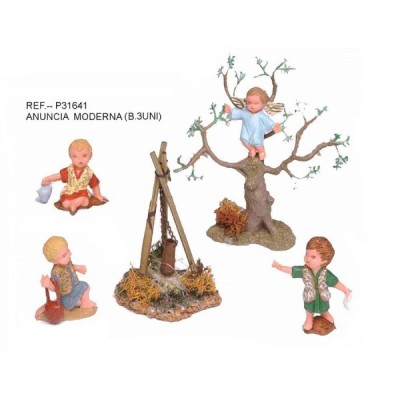 ANUNCIATA MODERNA 8 CM. PLAST.