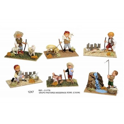 GRUPO PASTORES MODERNOS 8 CM.