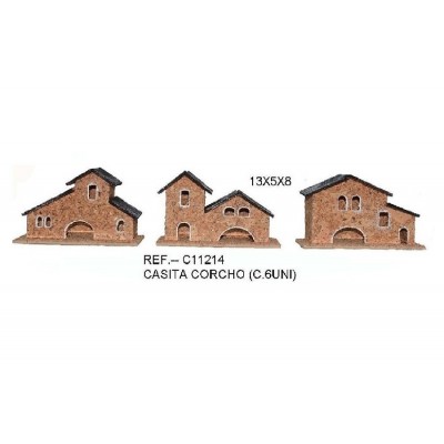 CASITA RURAL CORCHO 13X5X8...