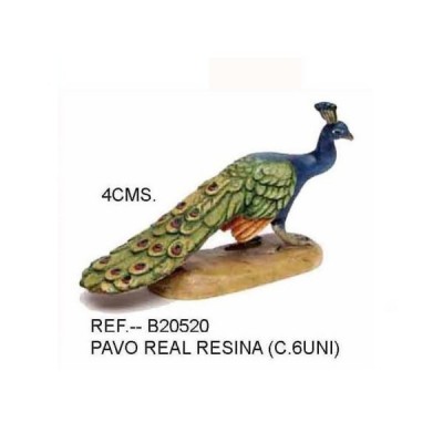 PAVO REAL RESINA 4 CM.