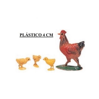 CRIAS GALLINA PLASTICO 4...
