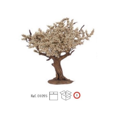 ARBOL 14 CM. FLOR BLANCA
