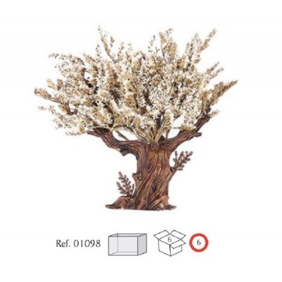 ARBOL 18 CM. FLOR BLANCA