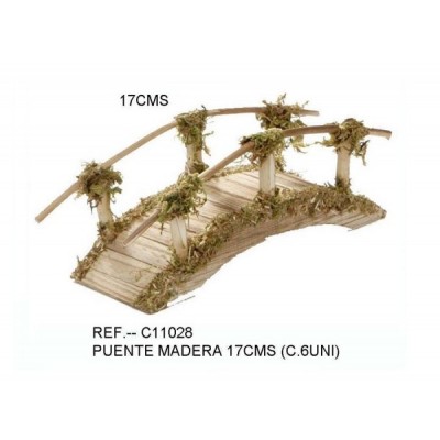 PUENTE MADERA 17 CM.