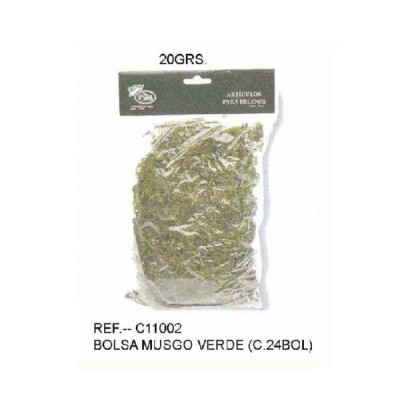 BOLSA MUSGO VERDE DE 50 GR.