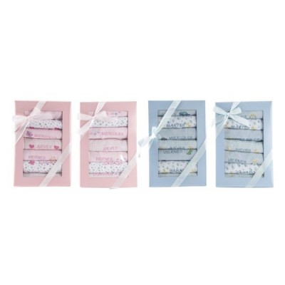BABEROS SET 7 ALGODON 45X45...
