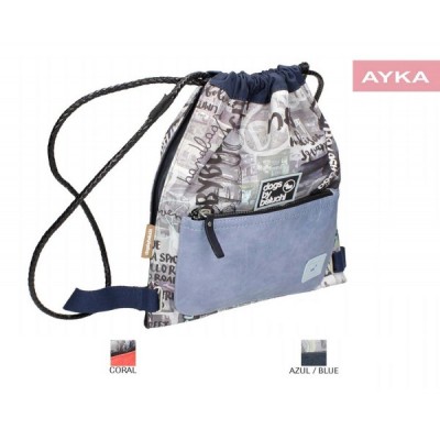 SACO 33X5X37 AZUL DOGS BELUCHI