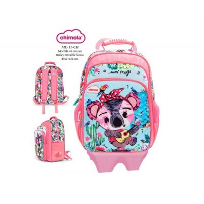 MOCHILA 45 CM C/TROLLEY...