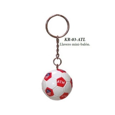 LLAVERO MINI-BALON ATL. MADRID