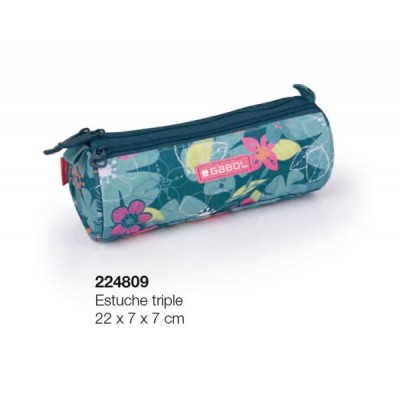 PORTATODO TRIPLE ALOHA 22X7X7