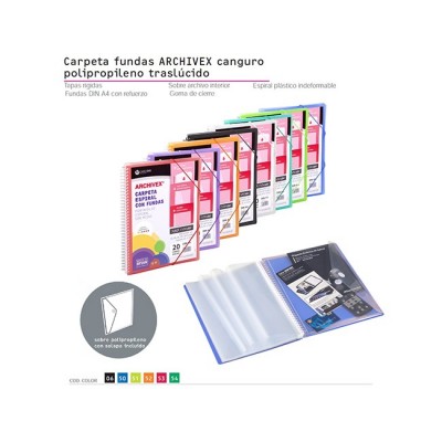 CARPETA ARCHIVEX CANG. A4...