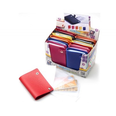 TARJETERO ABANICO POLIPIEL...