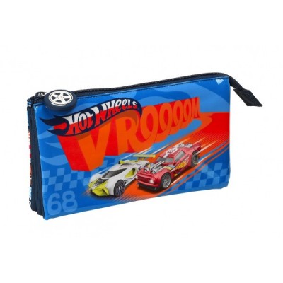 PORTATODO TRIPLE HOT WHEELS...