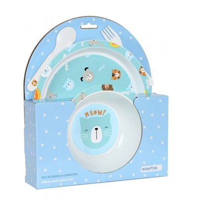 SET DE PLATOS Y CUBIERTOS...