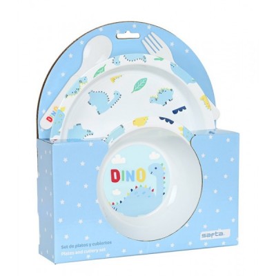 SET DE PLATOS Y CUBIERTOS...