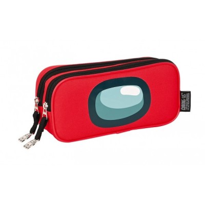 PORTATODO DOBLE AMONG US RED