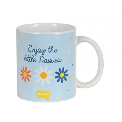 TAZA GRANDE BLACKFIT8 DAISIES