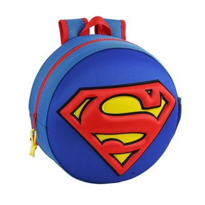MOCHILA 3D REDONDA SUPERMAN