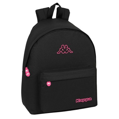MOCHILA KAPPA BLACK AND PINK