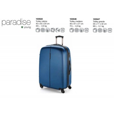 TROLLEY L PARADISE AZUL
