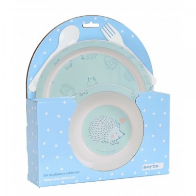 SET DE PLATOS Y CUBIERTOS...