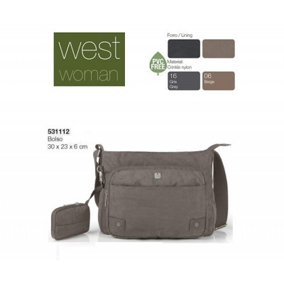 BOLSO BANDOL. WEST BEIGE...